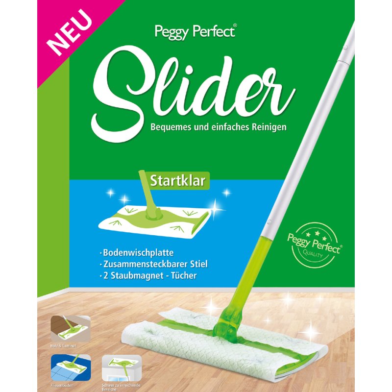 Peggy Perfect Slider vervangingsdoeken, stofmagneet, 18 stuks